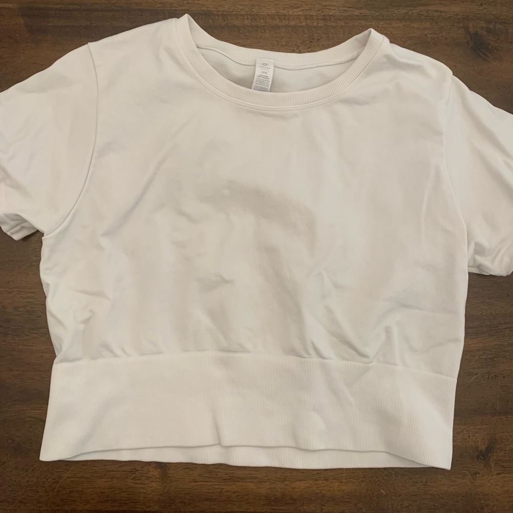 Aerie White Short Sleeve Tee